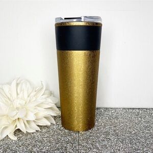 Starbucks Gold Flake Stainless Steel Cold Cup Nwt